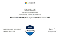 Microsoft Certified Systems Engineer: Windows Server 2003