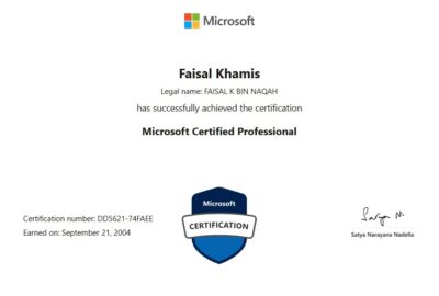 Microsoft Certified Professional