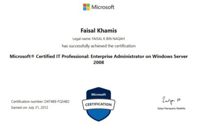 Microsoft® Certified IT Professional: Enterprise Administrator on Windows Server 2008